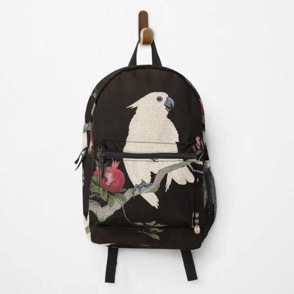 Item preview, Ohara Koson Cockatoo and pomegranate. Vintage Japanese Art. designed and sold by el-padre.