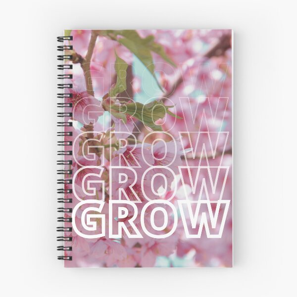 Item preview, GROW (below) - Pure Pink Floral Blossoms designed and sold by AliceSLee.