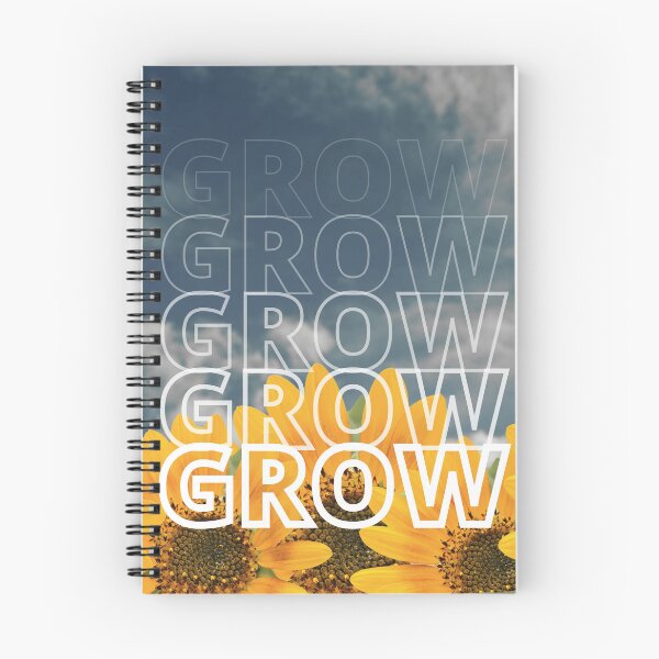 Item preview, GROW (below) - Stormy Sky Sunflowers designed and sold by AliceSLee.