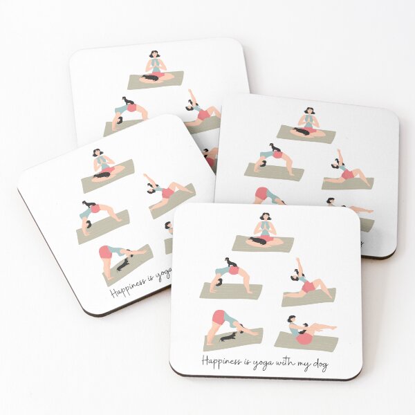 Item preview, Yoga dog mom unique gift designed and sold by BigLove Animals.