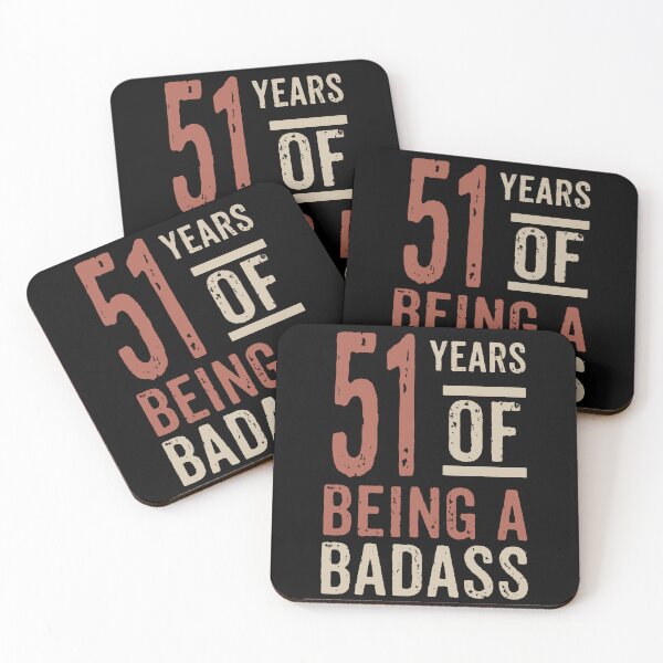 Item preview, 51 years of being a badass birthday gift designed and sold by rodmendonca.