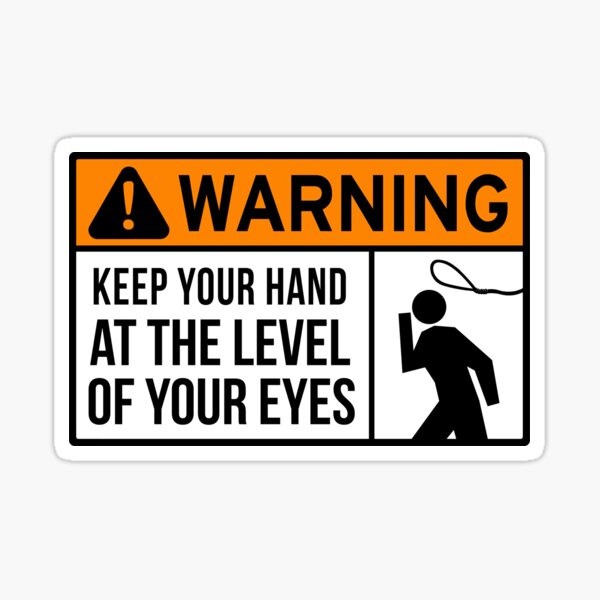 To Avoid Lassos Sticker