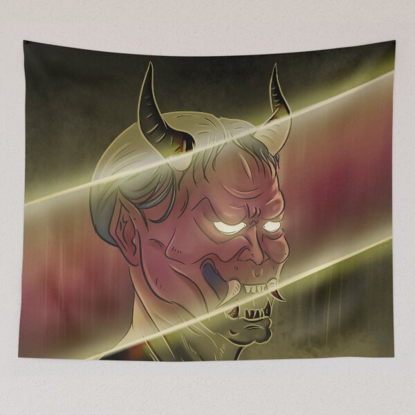 Item preview, Hannya - Japanese Yokai - Variant 02 designed and sold by patricioguerra.
