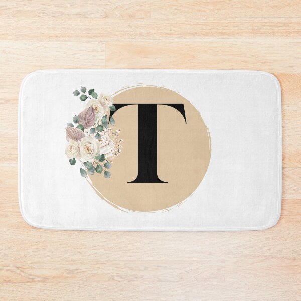 Item preview, letter t floral designed and sold by LU NA.