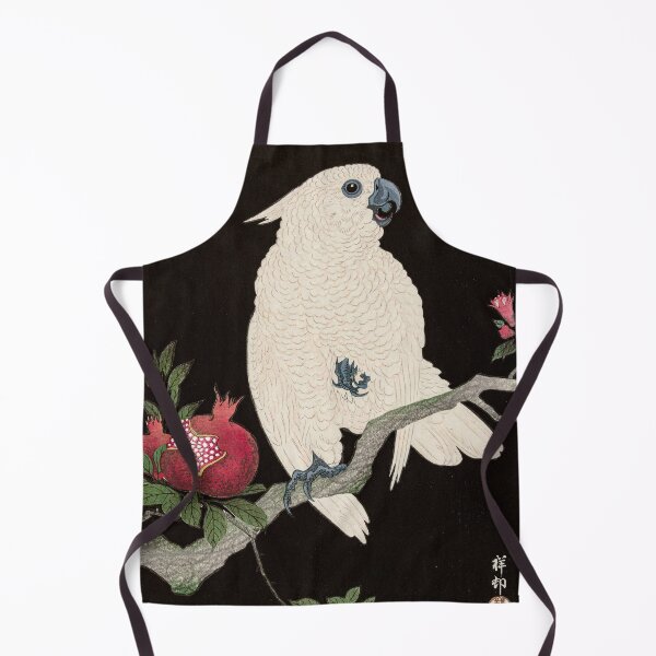 Item preview, Ohara Koson Cockatoo and pomegranate. Vintage Japanese Art. designed and sold by el-padre.