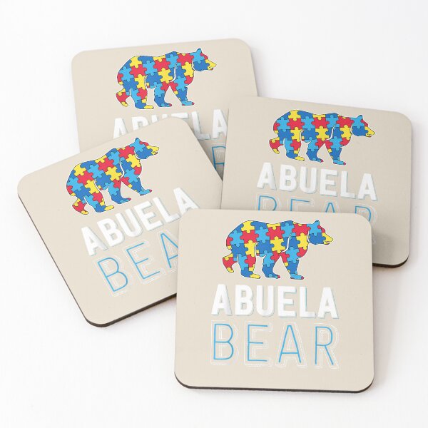 Item preview, Abuela Bear World Autism Awareness Day Family Puzzle Piece designed and sold by VerityKingStore.