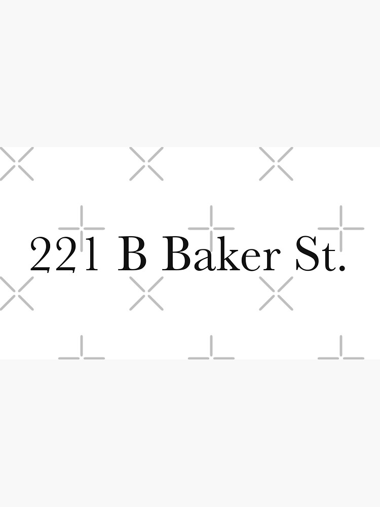  221 b baker st sherlock holmes address bucket hat for sale by