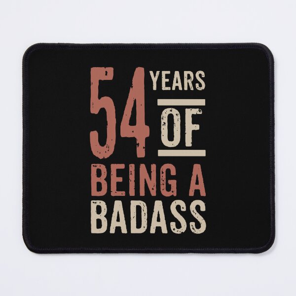 Item preview, 54 years of being a badass birthday gift designed and sold by rodmendonca.