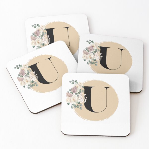 Item preview, letter u floral designed and sold by LU NA.