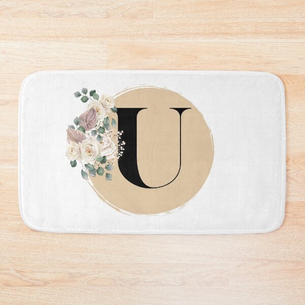 Item preview, letter u floral designed and sold by LU NA.