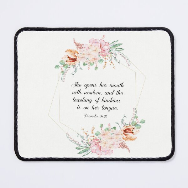 Item preview, Proverbs 31:26, Bible Verse designed and sold by latiendadearyam.