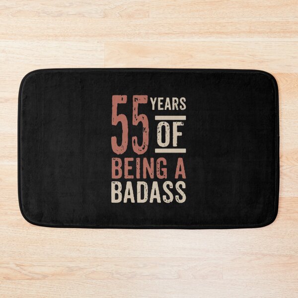 Item preview, 55 years of being a badass birthday gift designed and sold by rodmendonca.