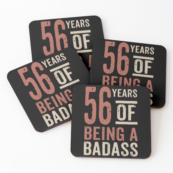Item preview, 56 years of being a badass birthday gift designed and sold by rodmendonca.