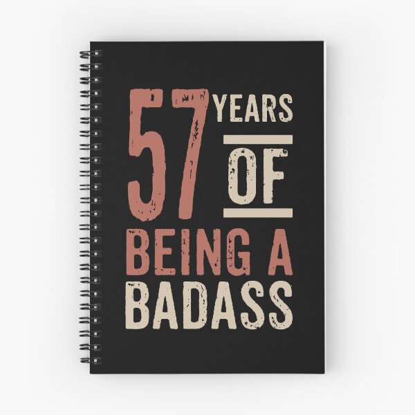 Item preview, 57 years of being a badass birthday gift designed and sold by rodmendonca.