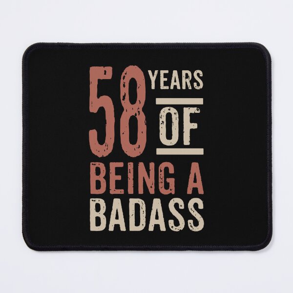 Item preview, 58 years of being a badass birthday gift designed and sold by rodmendonca.