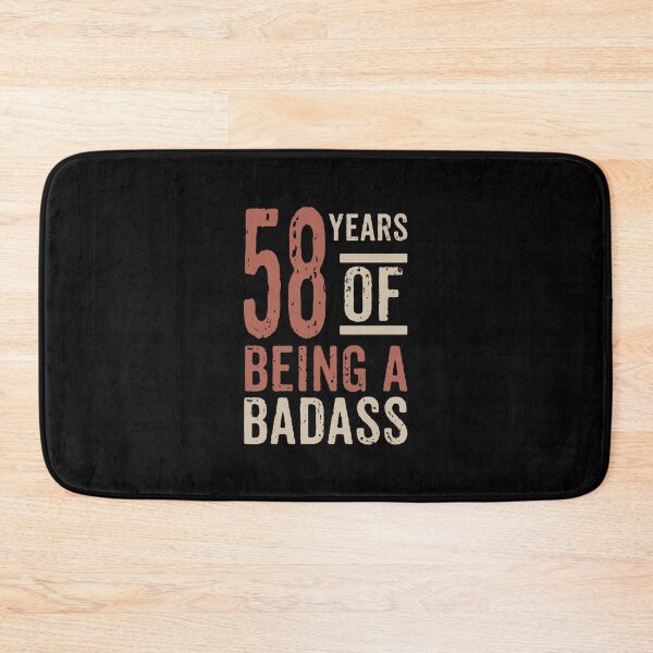 Item preview, 58 years of being a badass birthday gift designed and sold by rodmendonca.