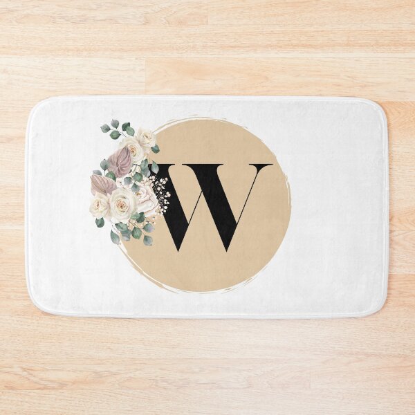 Item preview, letter w floral designed and sold by LU NA.