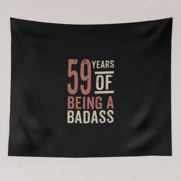 Item preview, 59 years of being a badass birthday gift designed and sold by rodmendonca.