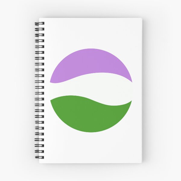 Item preview, Genderqueer Waves Circle designed and sold by JustGottaDraw.