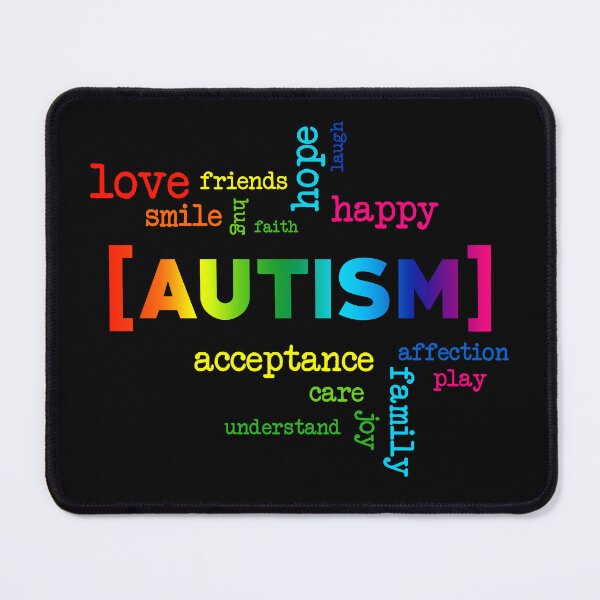 Item preview, Autism Acceptance Colorful Words designed and sold by Luan Huynh.