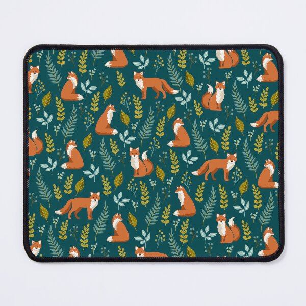 Item preview, Fox and foliage print designed and sold by Cheekyleopard.