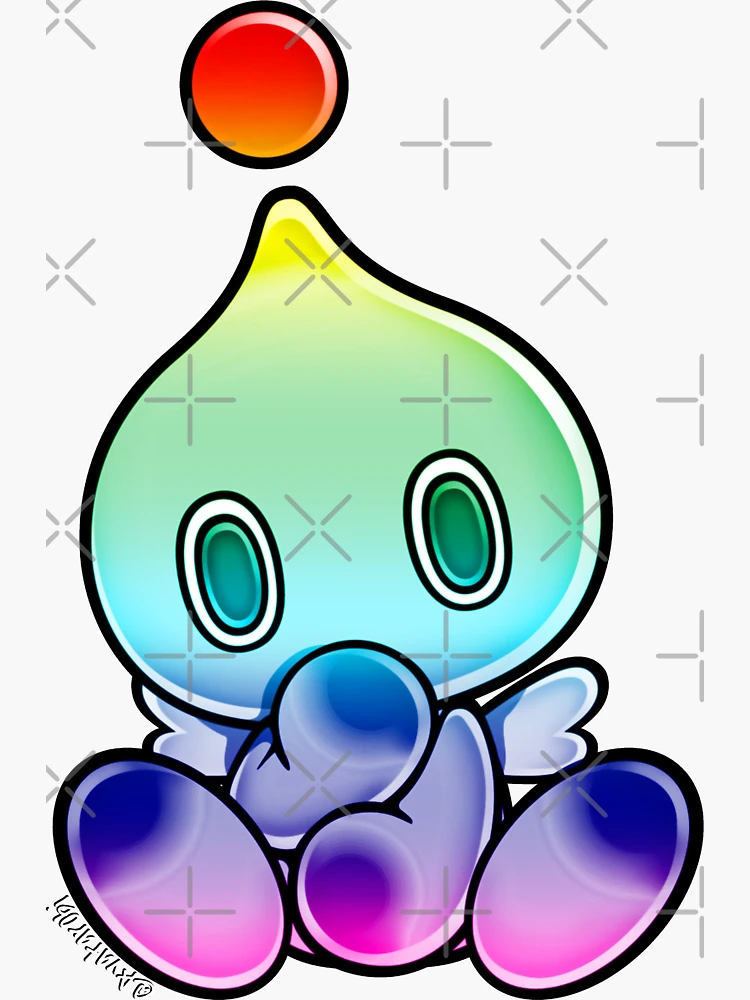 Neutral Alignment Chao Meme 3.5 Sticker, Sonic Adventure 2 Inspired