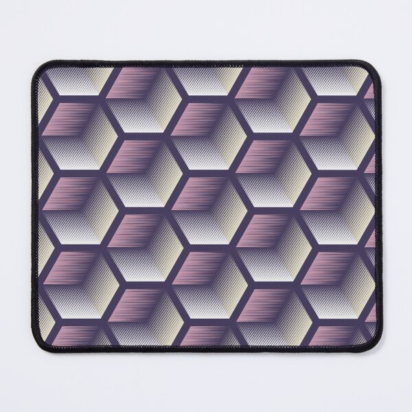 Item preview, Violet Honeycomb 3D Pattern designed and sold by risingrocket.