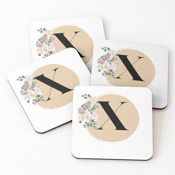 Item preview,  letter x floral designed and sold by LU NA.