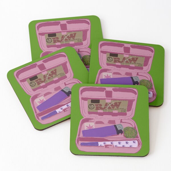 Item preview, RAW 420 Stash Box in Pink & Purple designed and sold by natasha.tashaii.