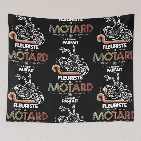 Item preview, Florist and biker the perfect man designed and sold by lepetitcalamar.