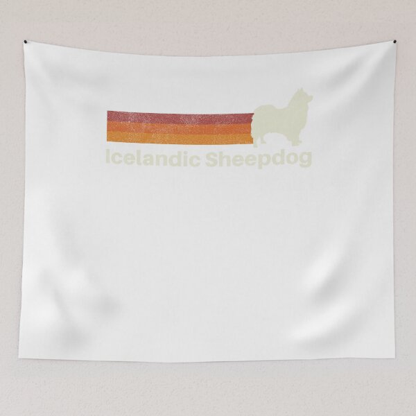 Artikelvorschau, Icelandic Sheepdog Vintage Retro Pet Lover entworfen und verkauft von rafaeltto.