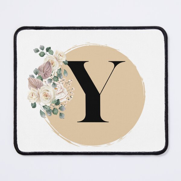 Item preview, letter y floral designed and sold by LU NA.