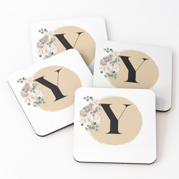 Item preview, letter y floral designed and sold by LU NA.