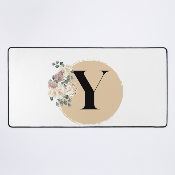Item preview, letter y floral designed and sold by LU NA.