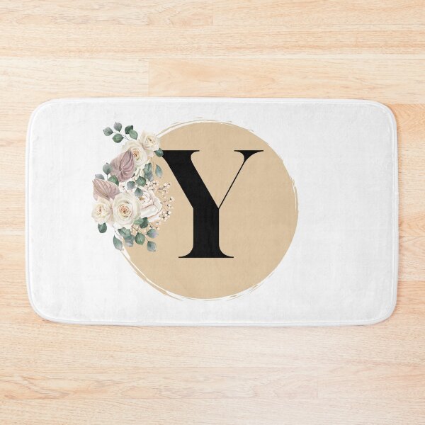 Item preview, letter y floral designed and sold by LU NA.