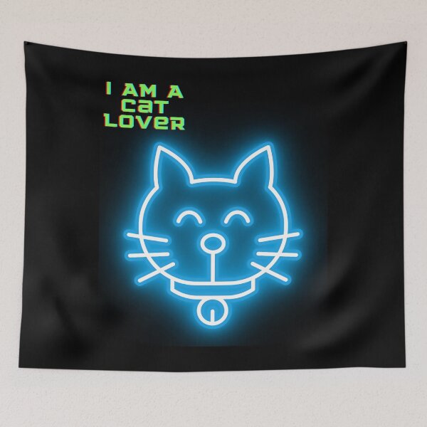 Item preview, I Am A Cat Lover Neon T-Shirt Gift For Animal, Cat, and Feline Lovers designed and sold by AverageJoesBBQ.