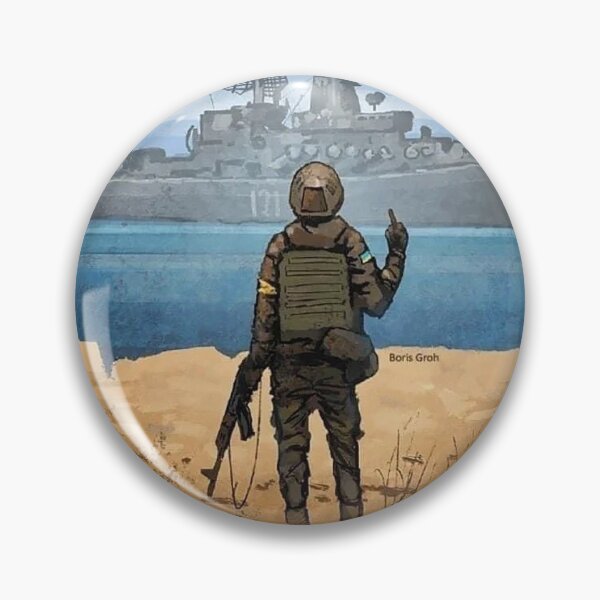 Item preview, Ukrainian Postage Stamp Russian Warship Moskva Go Fuck Yourself designed and sold by CafeRacer044.