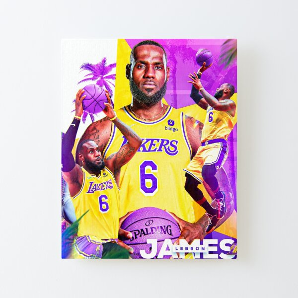 MVP Black or White LeBron James Los Angeles LA Lakers Signed Autographed  Photo Photograph Picture Frame Basketball Poster Gift (Off White Mount)
