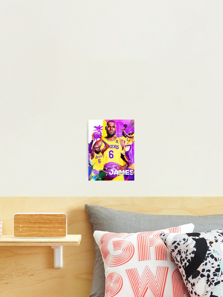 LeBron James 6 LA Poster for Sale by HazlettTLH