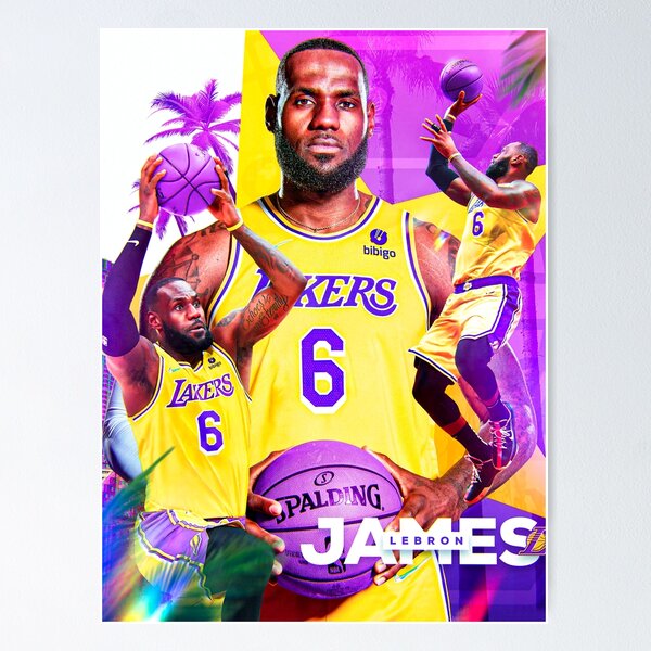 Lebron James 6 Posters for Sale | Redbubble