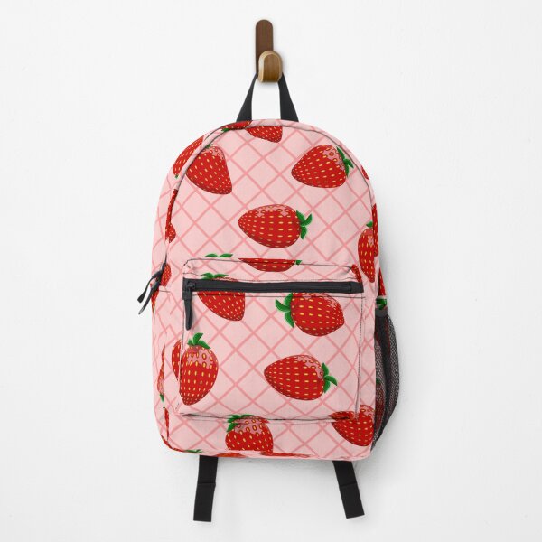 Item preview, Strawberries seamless pattern designed and sold by ReflectedCrafts.