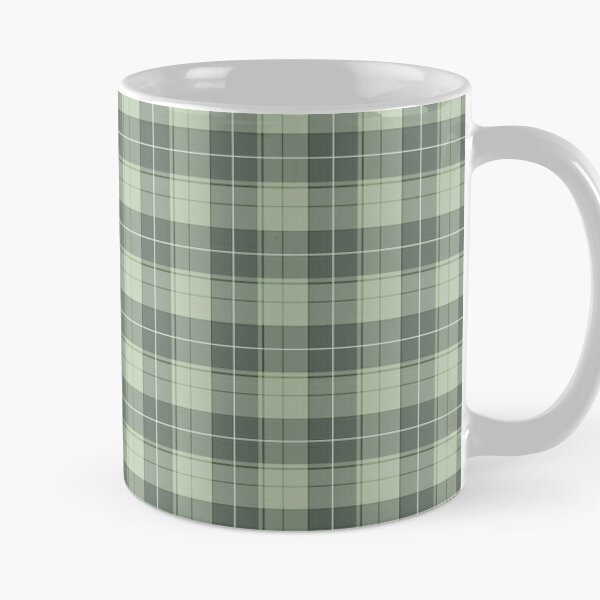 Einfaches Tartan-Muster in Pastell Grün xs Kaffeebecher