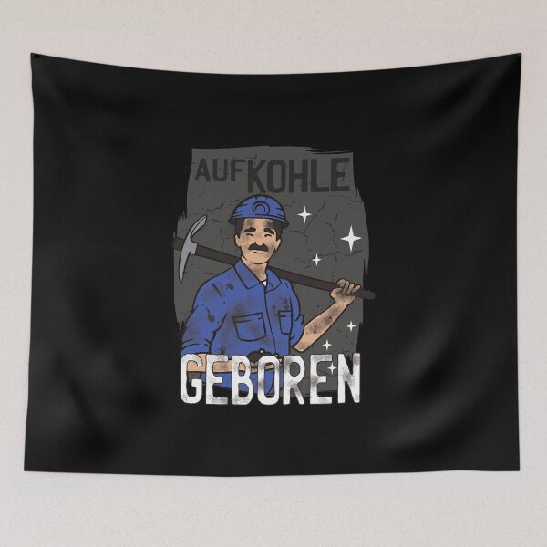 Item preview, Born on coal - football Gelsenkirchen Ruhrpott designed and sold by Capt-Denglisch.