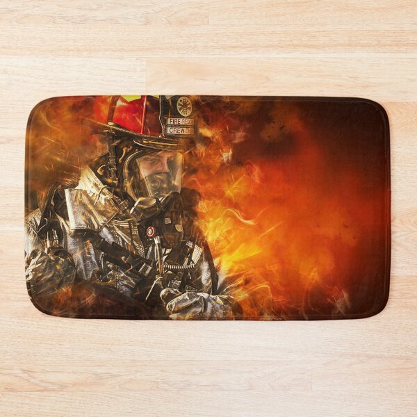 Item preview, Firefighter On the Line designed and sold by Alpha Omega Shop.