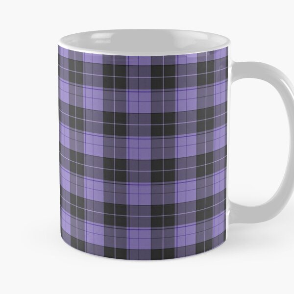 Einfaches Tartan-Muster in violett xs Kaffeebecher