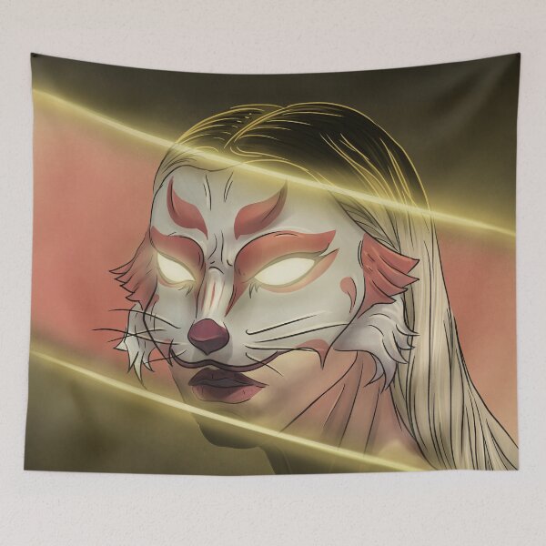Item preview, Kitsune - Japanese Yokai - Variant 02 designed and sold by patricioguerra.