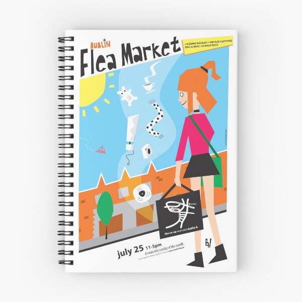 Item preview, Dublin Flea Market Poster, 2010 designed and sold by Marcelo Badari.