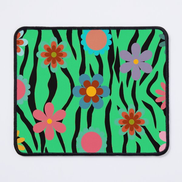 Item preview, Tiger Flowers Print designed and sold by GasconyPassion.