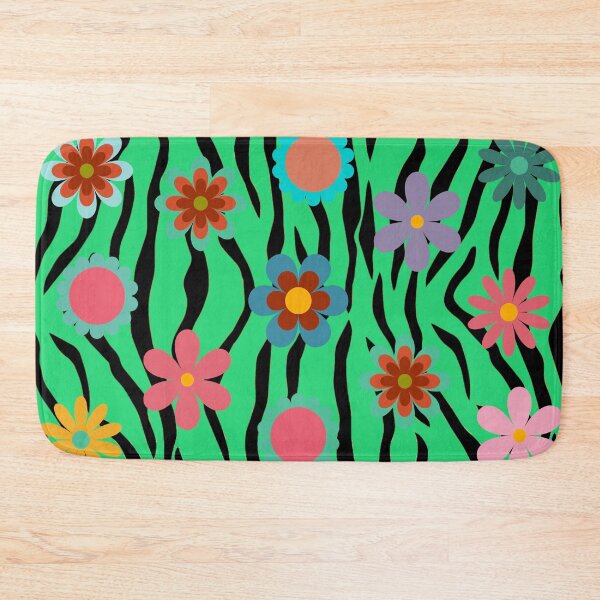 Item preview, Tiger Flowers Print designed and sold by GasconyPassion.