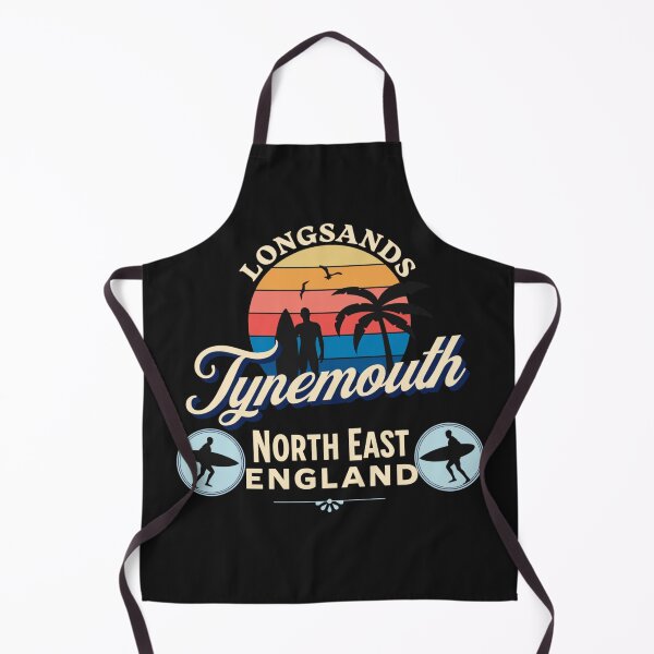 Item preview, Longsands Tynemouth North East Sunset Surfer Palm Tree designed and sold by MerchByCraig.